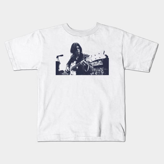 Neil Young Harvest Moon Kids T-Shirt by BackOnTop Project